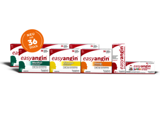 Produktbild von easyangin® mit mehreren Packungen