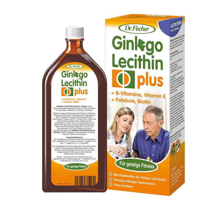 Produktbild des Nahrungsergänzungsmittels Ginkgo Lecithin plus