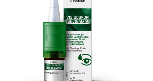 Abbildung der Weleda Augentropfen in Flaschenform