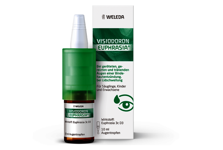 Abbildung der Weleda Augentropfen in Flaschenform
