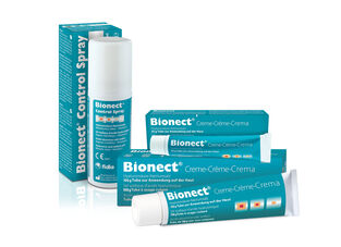 Produktbild von Bionect® Spray (50 ml) und Creme (30 g/100 g)