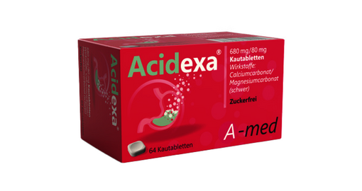 Packshot Acidexa Kautabletten 64 Stück