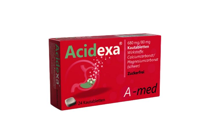 Packshot Acidexa Kautabletten 24 Stück