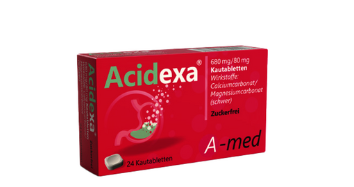 Packshot Acidexa Kautabletten 24 Stück