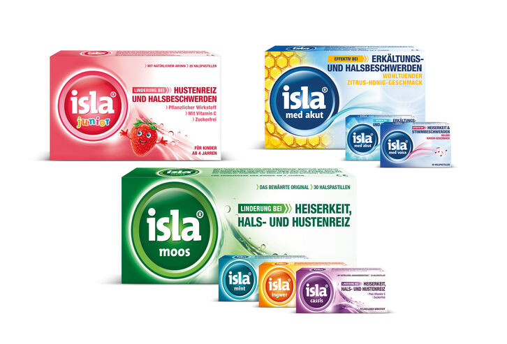 Produktabbildungen der Marke isla®