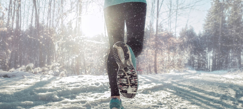 Laufen im Winter_shutterstock_490233610 - Auch im Winter kann man sportlich sein.