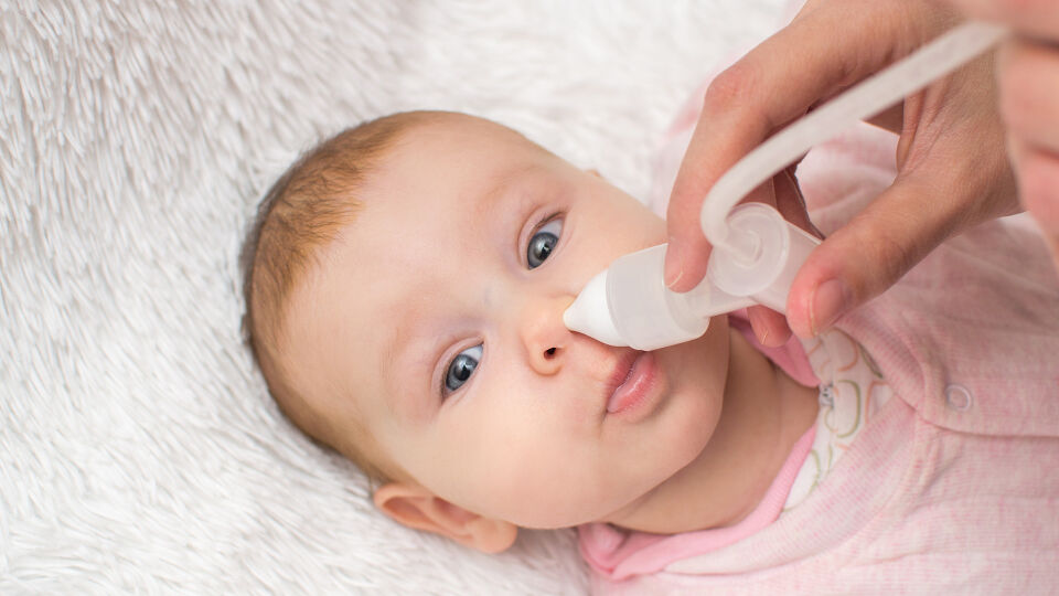 Baby Erkältung Nasensauger - © Shutterstock